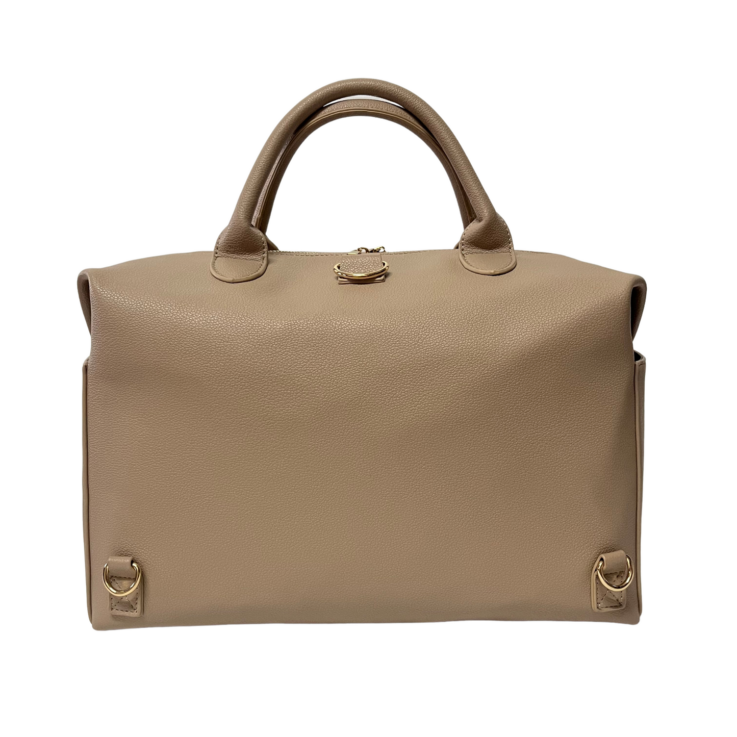MAEVA BELLE LUIERTAS - BEIGE VEGAN LEATHER-GOLD HARDWARE (PRE ORDER NU, EIND JULI LEVERBAAR)