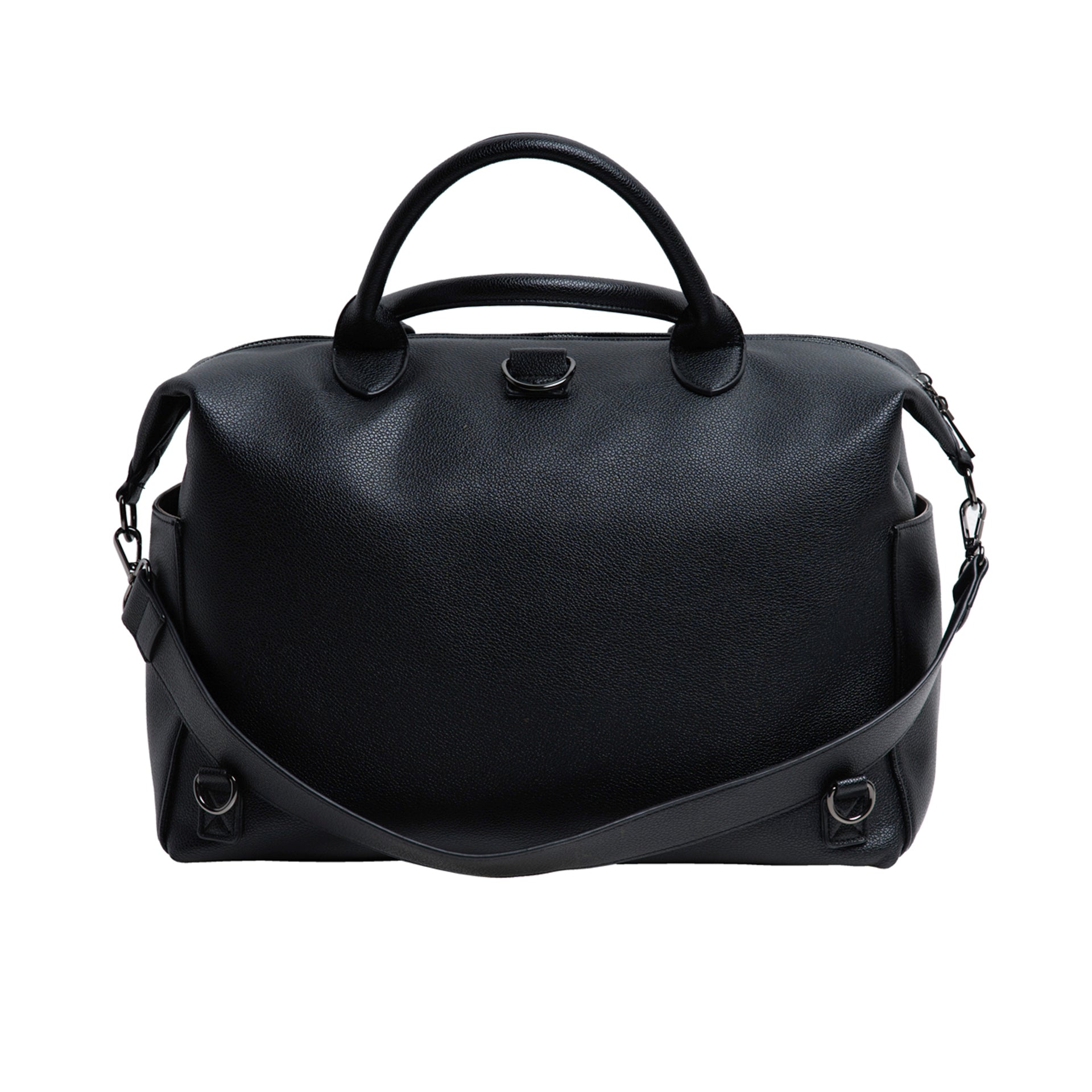 MAEVA BELLE DIAPER BAG - black diaper bag with black buckles (PRE