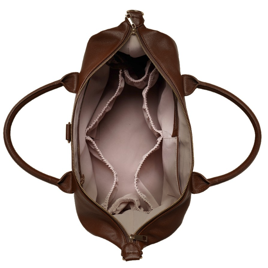 Sienna Diaper Bag - Brown – Maeva Belle